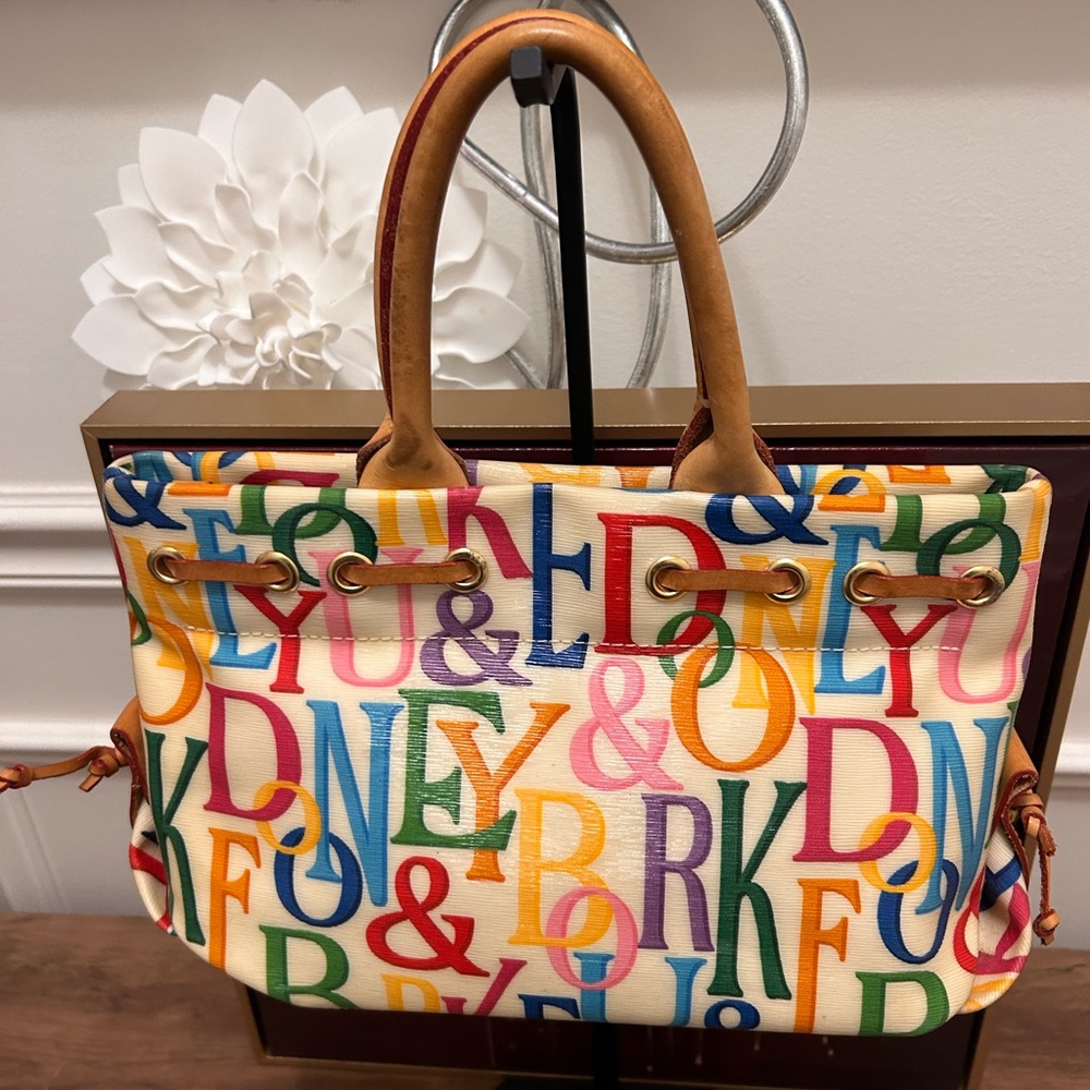 Dooney & Bourke Multicolor Letter Tote - Picture 4 of 11